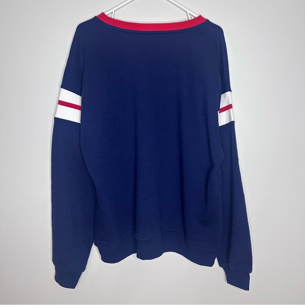 Paddington Women's Oversized Paddington Bear Graphic Sweatshirt Blue Sz XXL NWT - Picture 3 of 9